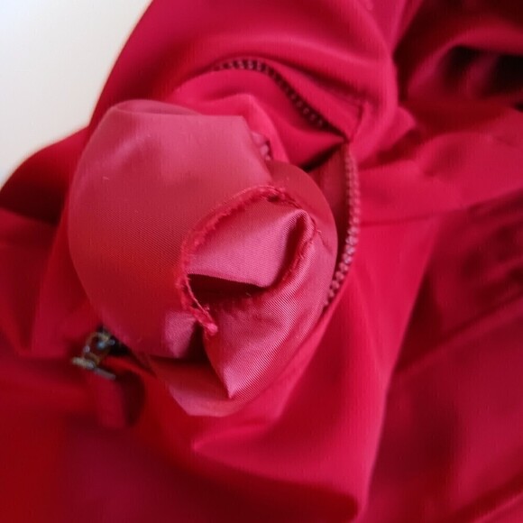 LIZ CLAIBORNE Women's Size Small Red Full Zip & Snap Jacket Coat - Picture 12 of 12